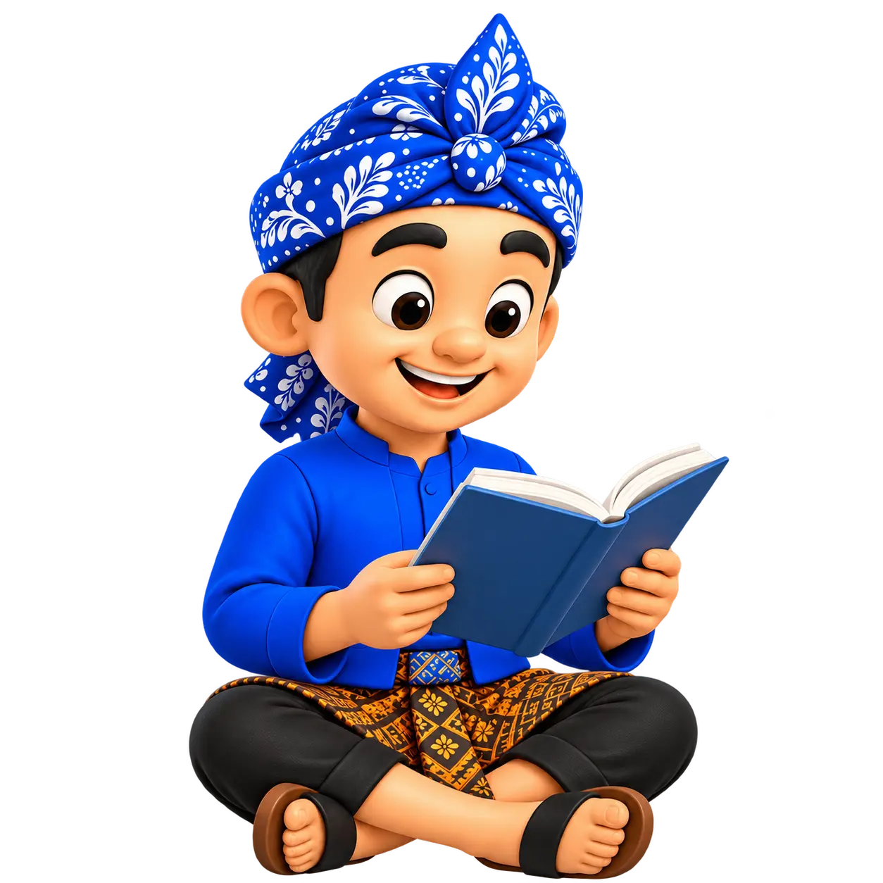 Kabayan sedang membaca