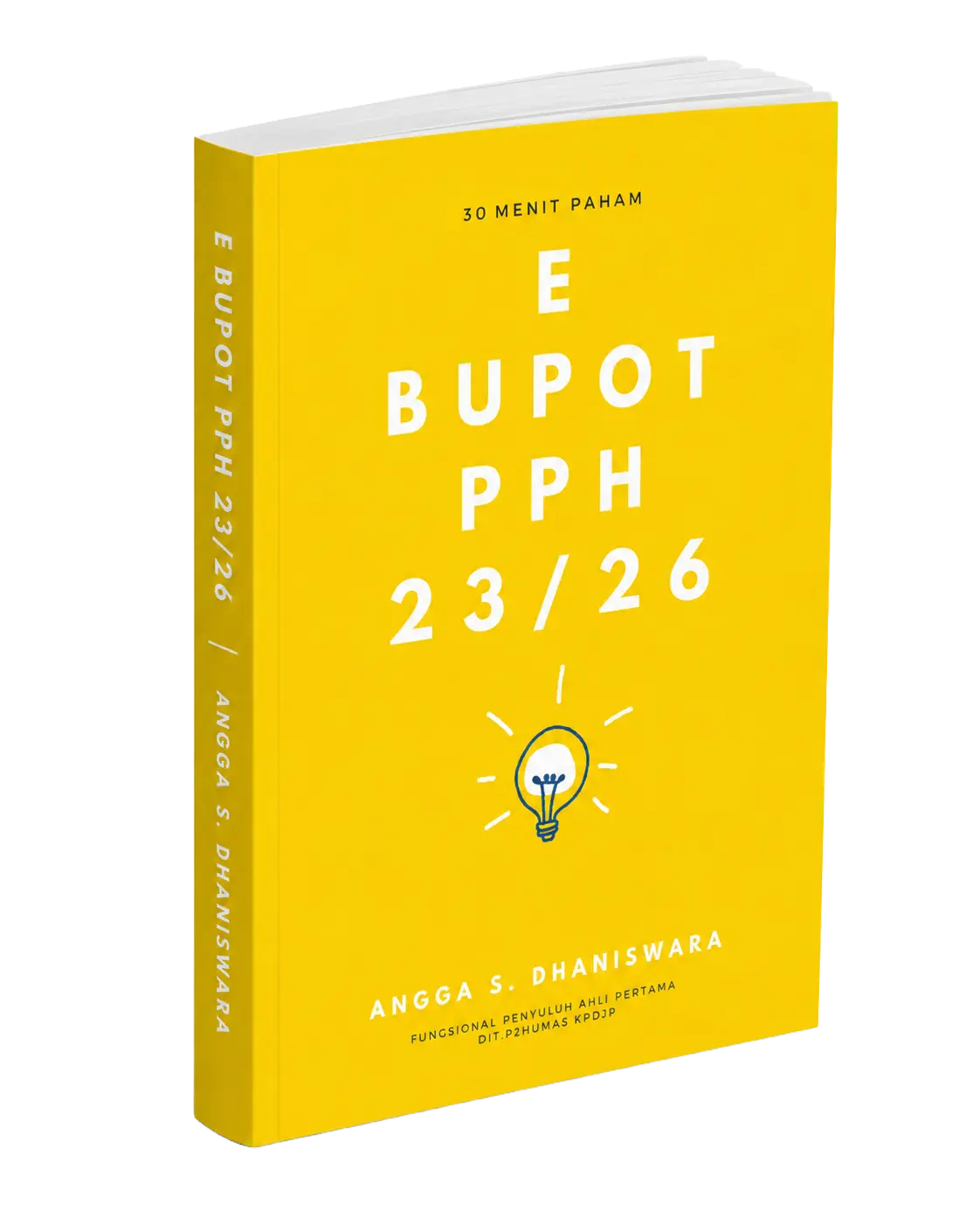Mockup buku 30 Menit Paham e-Bupot