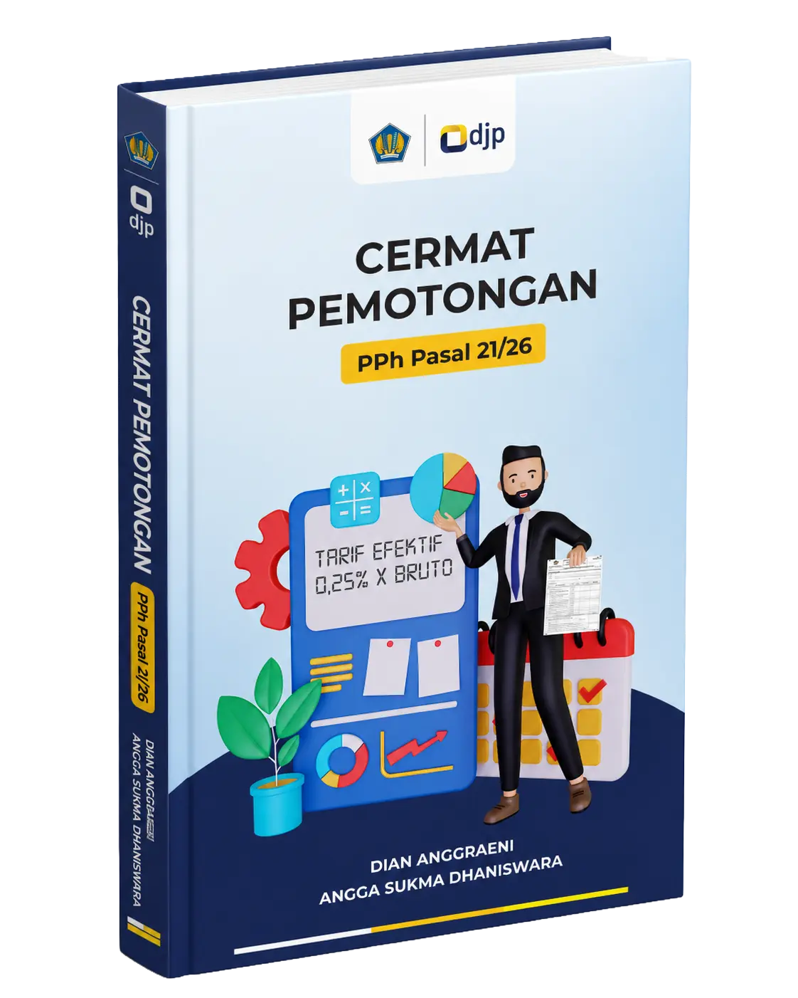 Mockup buku cermat pemotongan PPh Pasal 21/26