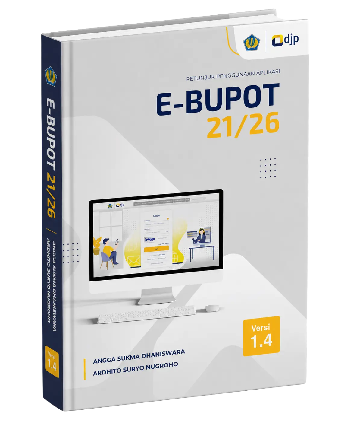 Mockup buku Panduan Penggunaan e-Bupot 21/26